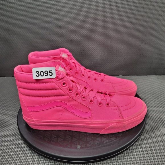 Vans Shoes - Womens Sz 7.5 Neon Pink Vans SK8- Hi Top Sneakers